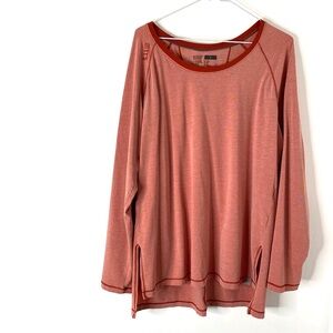 5.11 Tactical Long Sleeve Orange Crew Neck Top